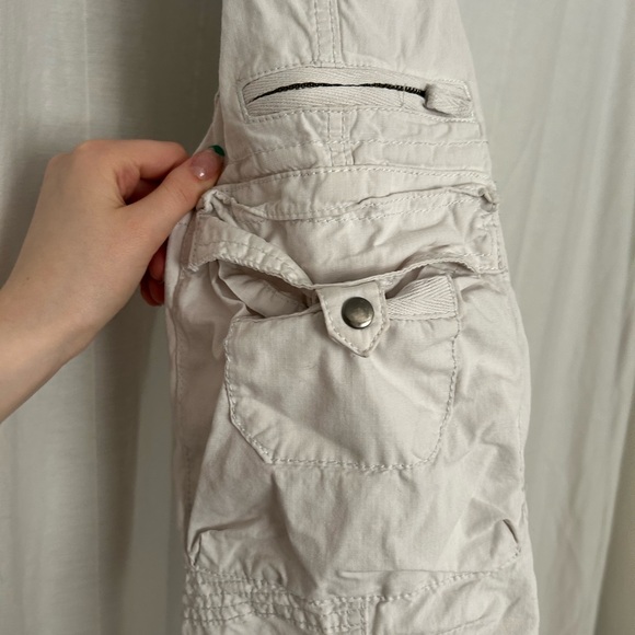 White GAP Cargo Pants - Picture 2 of 6